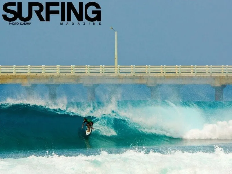 Rasta surfing Satya's Right