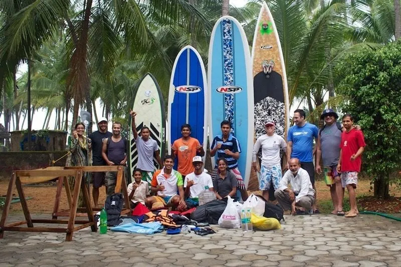 Surfing India tour